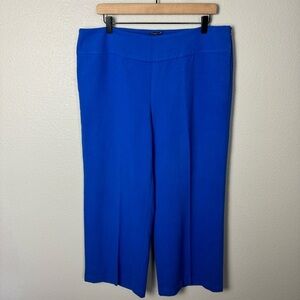J. McLaughlin Blue Soft Wide Leg Cropped Pants